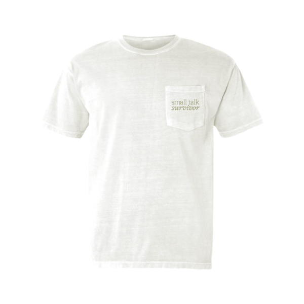 Small Talk Survivor Pocket T-Shirt - Image 2
