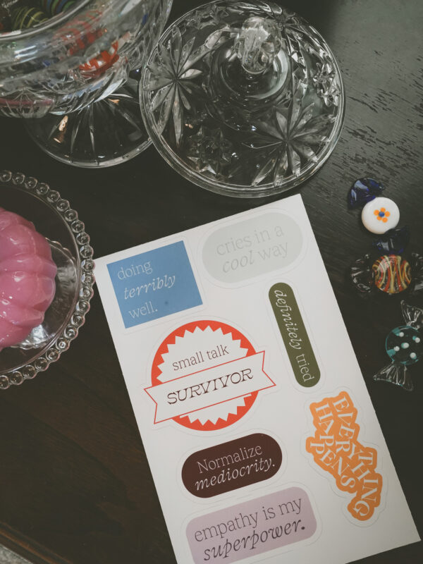 Everything Happens Sticker Sheet