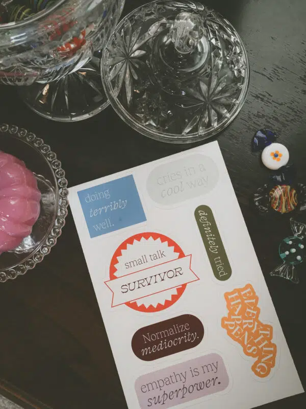 Everything Happens Sticker Sheet