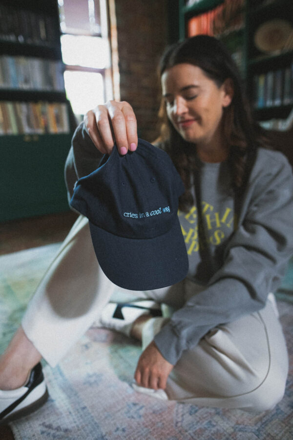 Cries in a Cool Way Dad Cap - Image 4