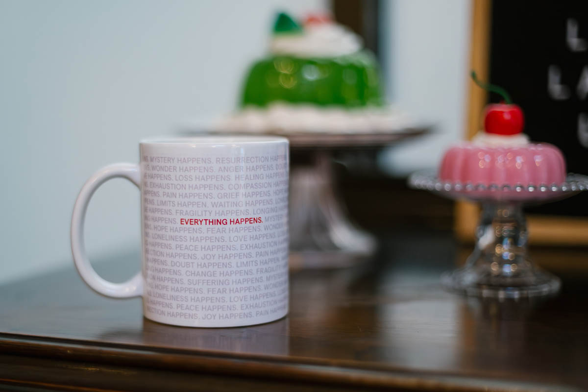 Everything Happens Mug – Lavender - Image 2