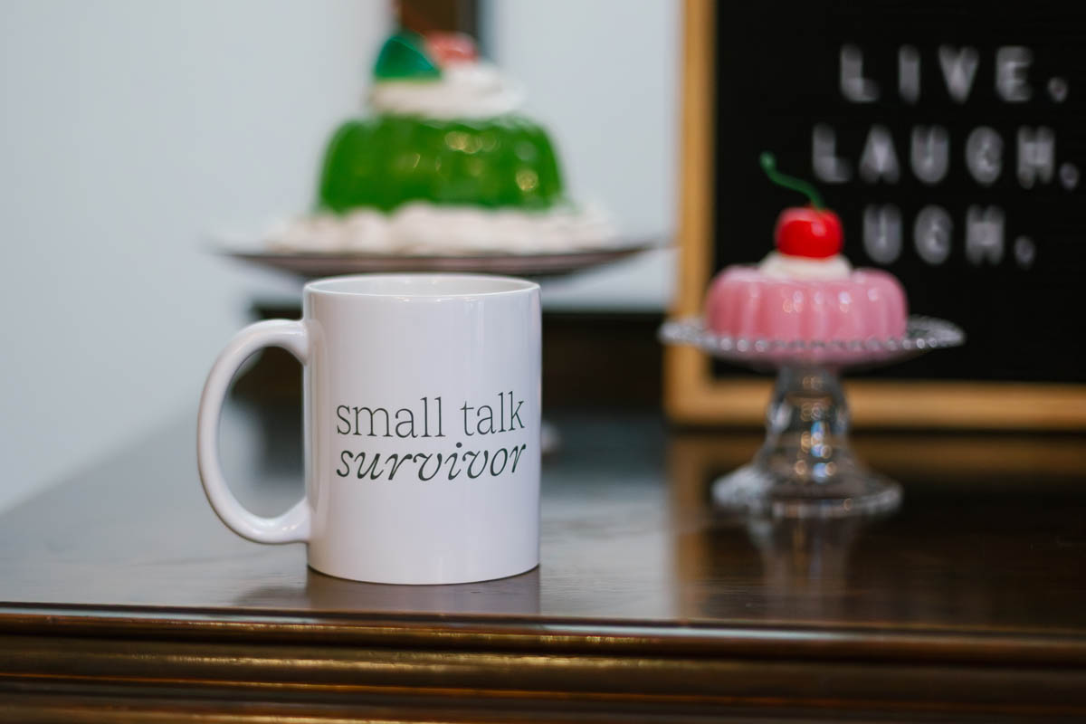 Small Talk Survivor Mug - Image 3