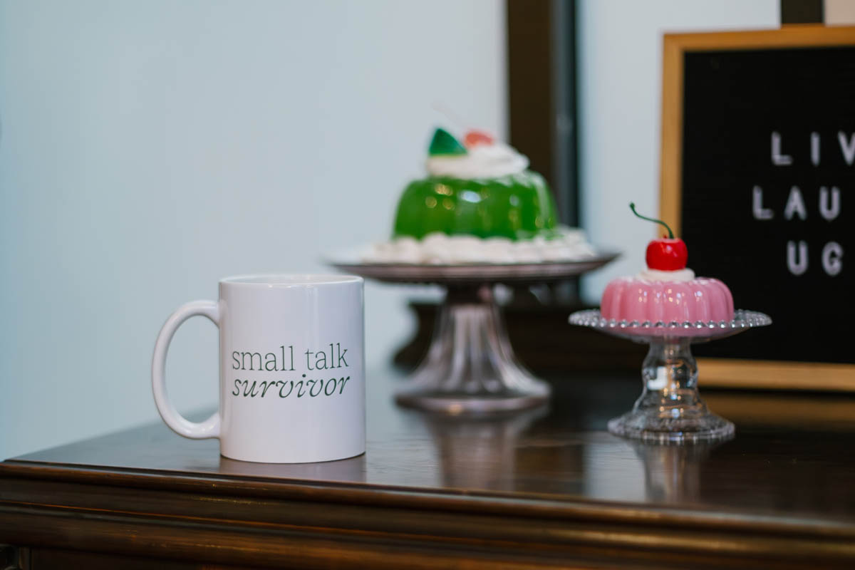 Small Talk Survivor Mug - Image 4