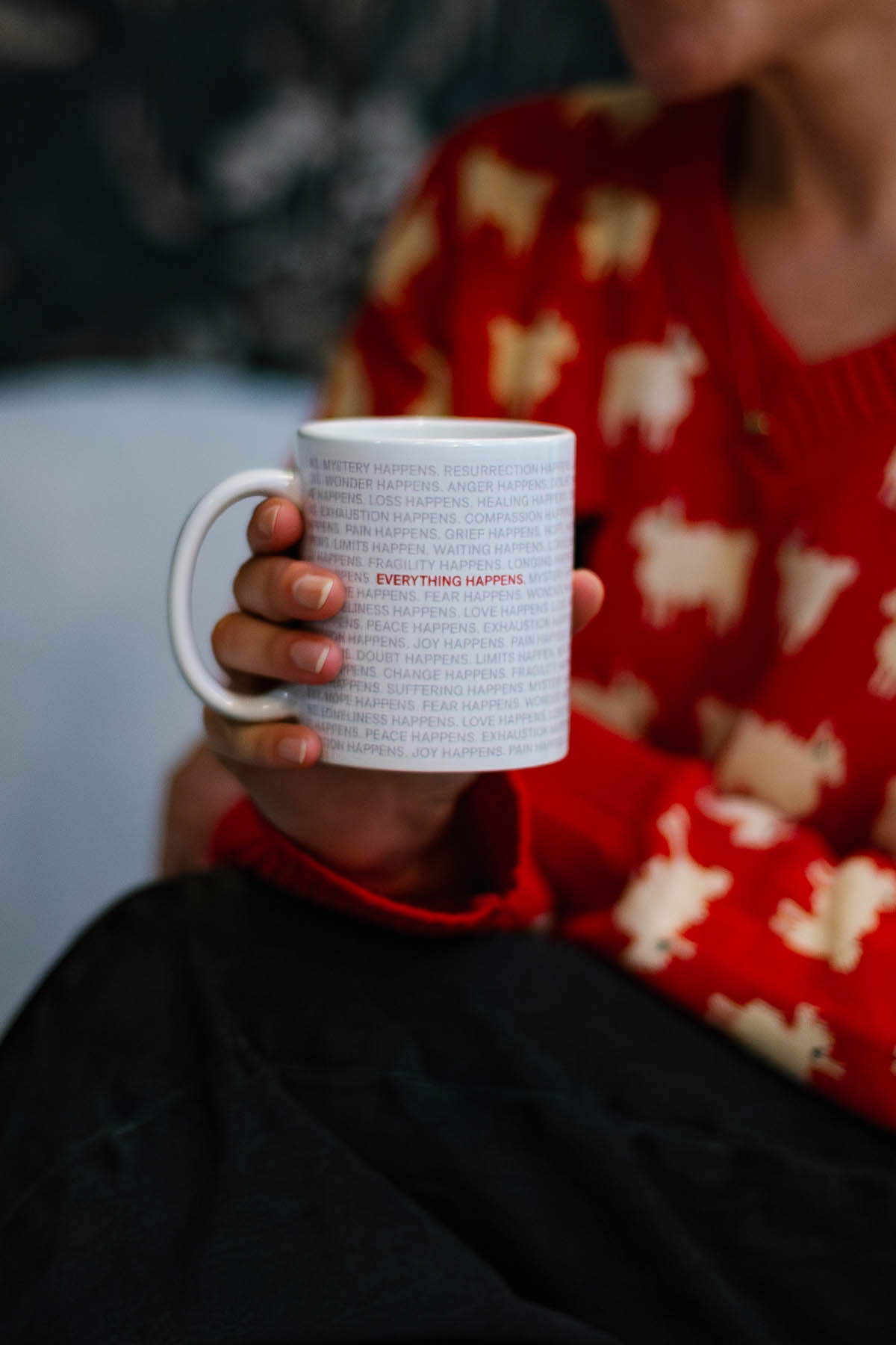 Everything Happens Mug – Lavender - Image 4